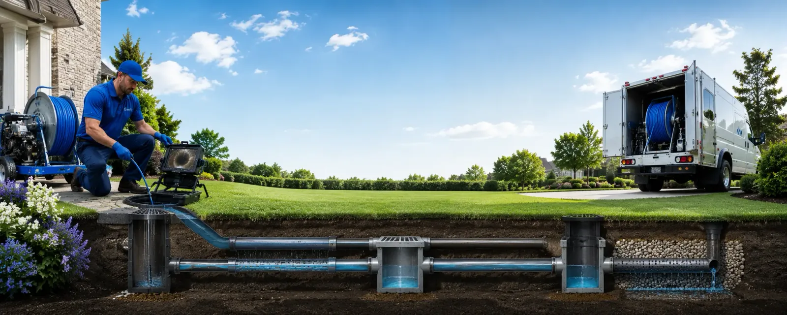 Outdoor drain cleaning information for Leonard, ND